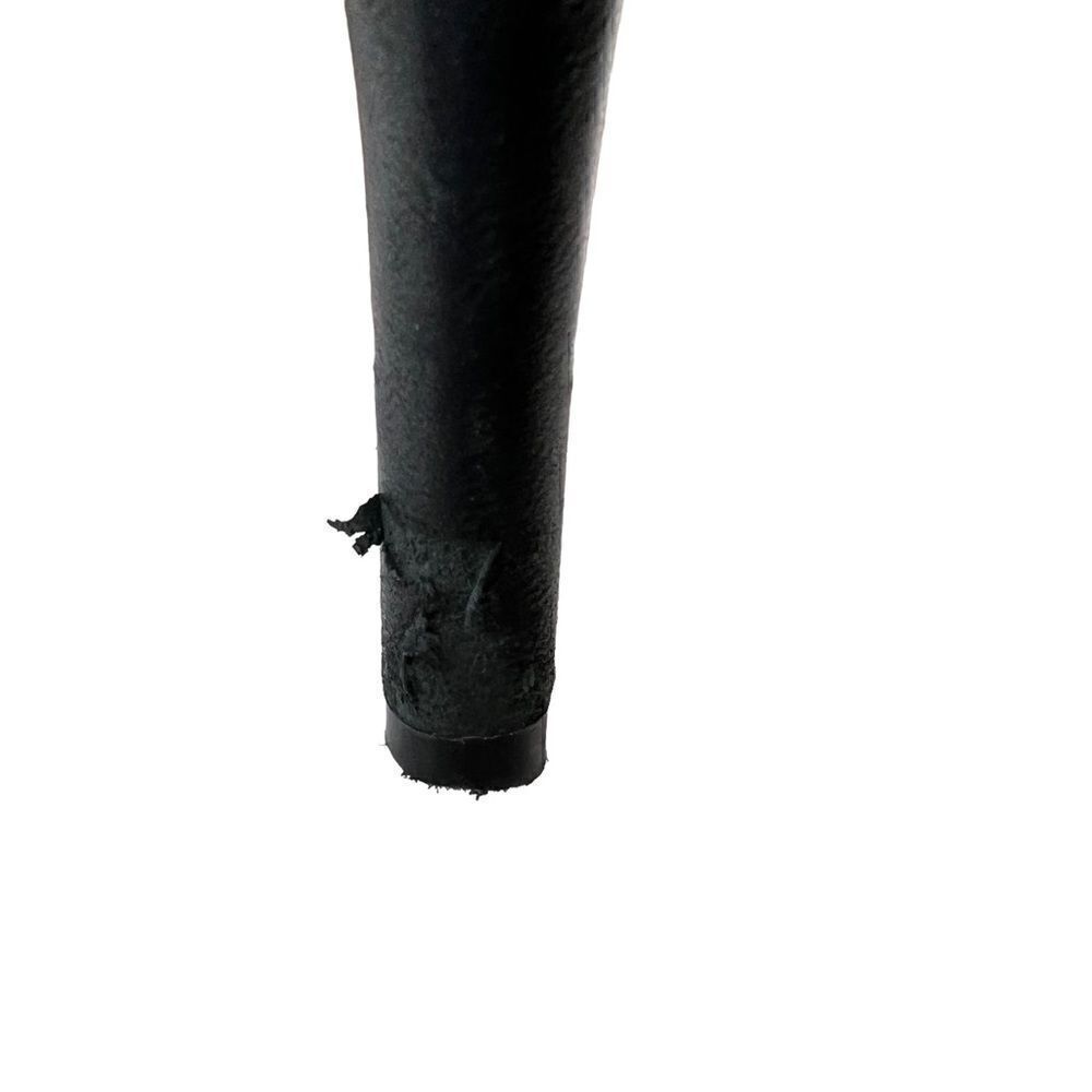 DIANE VON FURSTENBURG Olee Black Leather Pumps in Black Size 9.5 - Picture 7 of 10